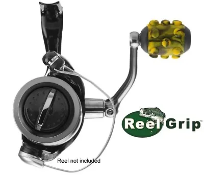 Non-Slip Ergonomic Spinning Reel X-Grip 2-Tone Fishing Reel Sleeve Handle Cover • $3.95
