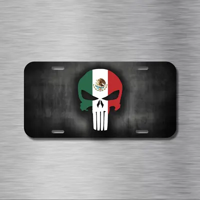 Mexican Mexico Punisher Vehicle License Plate Front Auto Tag NEW Guadalajara  • $16.99