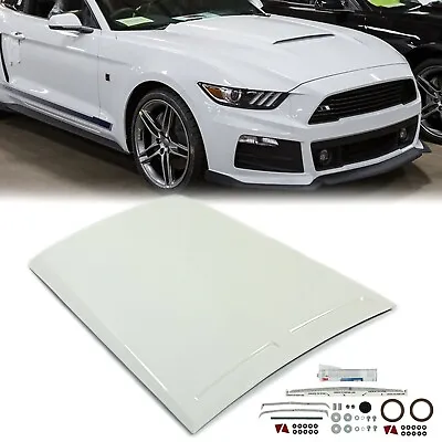 $199.50 • Buy For 2015 2016 2017 Ford Mustang White Painted Hood Scoop