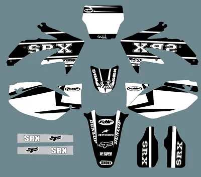 Background Decal Graphic Sticker Kit For Honda CRF450R 2005-2008 2006 2007 • $66.90