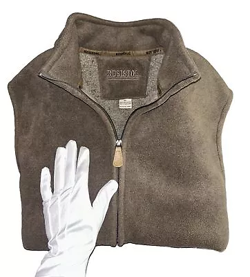 Resistol Men's Brown Sleeveless Sweater Fleece Vest Full-Zip Size XL • $69.99