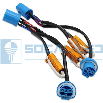 HB5 9007 Load Resistor Kit HID Relay Harness LED Anti Flicker Error Free Decoder • $13.99