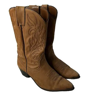 Oak Tree Farm Women’s Suede Cowboy Boots Sz 9    • $55