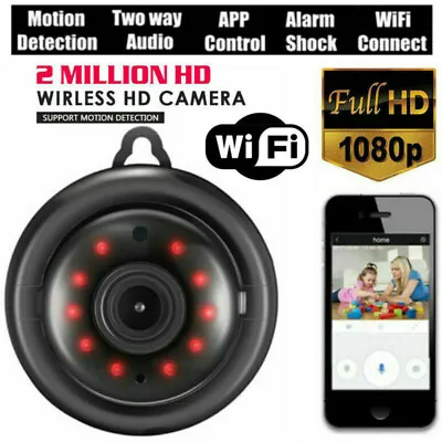 $14.29 • Buy CCTV Camera WiFi 1080P Wireless IR Indoor Outdoor Security Night Vision Home CAM