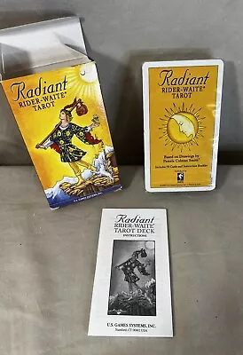 NEW Vintage Radiant Rider-Waite Tarot Cards Full Deck 78 Cards Unopened 2003 • $12.50