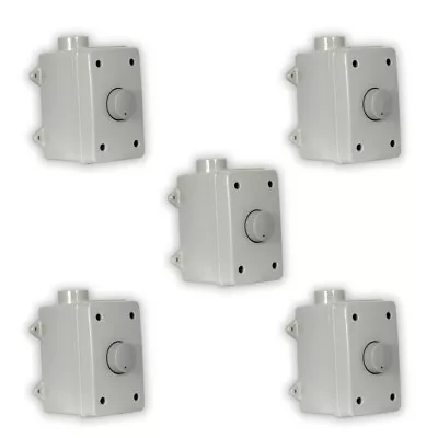 $179.99 • Buy Theater Solutions OVCDG Outdoor Volume Controls Gray Weatherproof 5 Piece Set