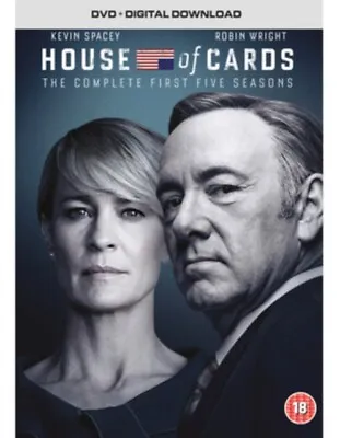 NEW House Of Cards Seasons 1 To 5 DVD [2017] • £3.99