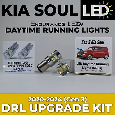 2020-2024 KIA Soul LED P21/5W Daytime Running Lights (DRLs) Upgrade Kit • $32