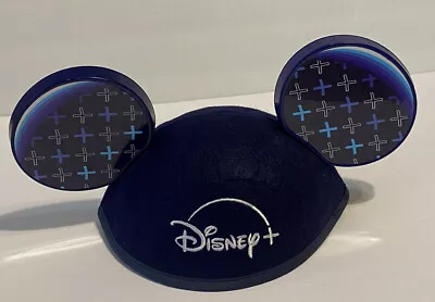 Disney + Plus Parks Authentic Blue Mickey Mouse Ears Cap Hat Adults • $12.88