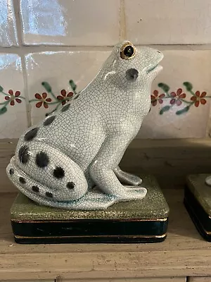 Vintage Takahashi Frog Bookends Rare • £215.89