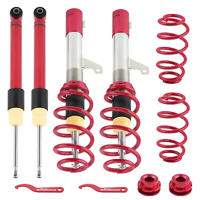 4PCS Coilovers Suspension Kits For Volkswagen Jetta MK5 MK6 FWD 06-17 Adj Height • $209