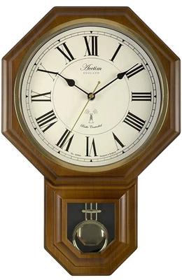 Acctim Yarnton Radio Controlled Pendulum Wall Clock 76086 • £49.95
