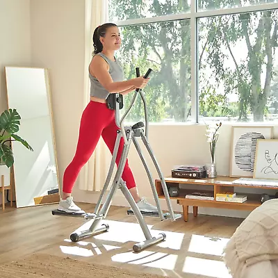 Compact Air Walk Elliptical Glider With LCD Aerobic Training Home Gym Equipment • $112.97