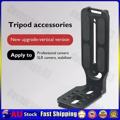 Universal DSLR Camera L Plate Quick Release Tripod Head Mount Vertical Brackets • $12.45