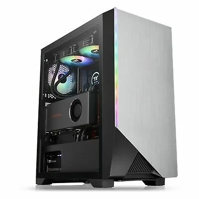 $159 • Buy Thermaltake H550 PC Gaming Computer Case Tempered Glass ATX Tower Desktop ARGB