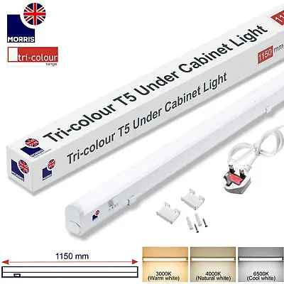 LED Under Cabinet Light T5 Linkable Kitchen Light Cupboard Light 3 Colours Strip • £15.49