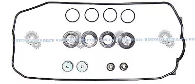 Valve Cover Gasket Set 88-95 Honda Civic Crx 1.5l D15b1 D15b2 D15b7 D15b8 D16a6 • $8.95