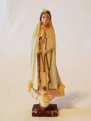 Vintage Religious Christianity Plastic Statue -  Fatima Portugal - 4  • $9.95