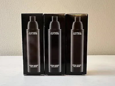 3 X MAC Prep + Prime Natural Radiance Base Lumiere RADIANT PINK 0.2oz Each NIB • $14.88