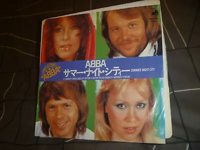 ABBA – Summer Night City  1978 Japan Release 7  Rare PROMO Vinyl • $44.50