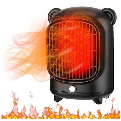 $50.74 • Buy Fireplace Blower Switch Creative Electric Heater Hot And Cold Wind Mini Cartoon