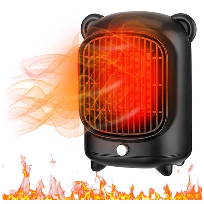 $46.68 • Buy Fireplace Blower Switch Creative Electric Heater Hot And Cold Wind Mini Cartoon