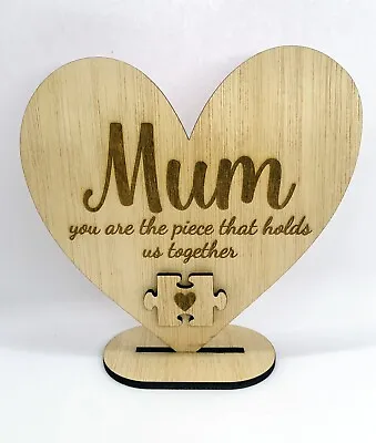 Mothers Day Gift Mum Plaque Wooden Gifts Custom Engraving Nan For Her Decor • £7