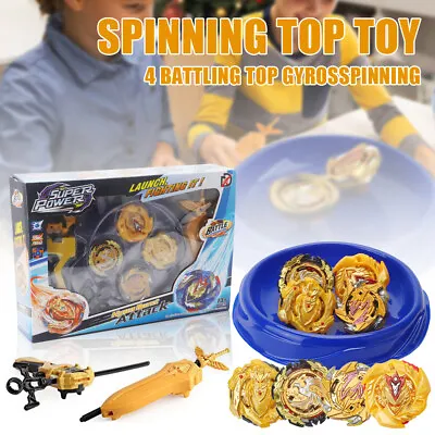 Arena Stadium Spinning Toys Gifts Kids Battle Battling Top Toys And Launcher Set • $17.91