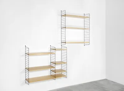 Vintage Nils & Kajsa Strinning Wooden Modular String Ladder Storage Wall Unit • $1800