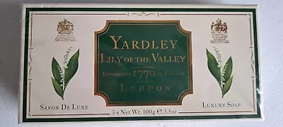 Yardley Lily Of The Valley Luxury Soap X 3 Gift Set • £8