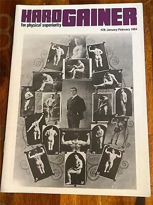 HARDGAINER Bodybuilding Muscle Strength Magazine GEORGE HACKENSCHMIDT #28 • $10