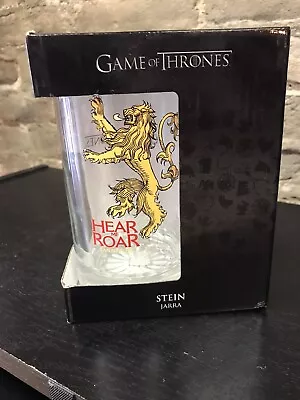 Hear Me Roar House Lannister Lion Sigil Game Of Thrones Glass Stein • £15.44