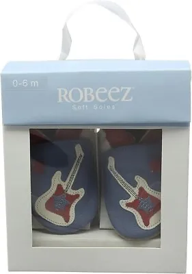 Robeez Unisex Kid's Superstar Rock Baby Crawling Shoes SALE £15.99 • £15.99