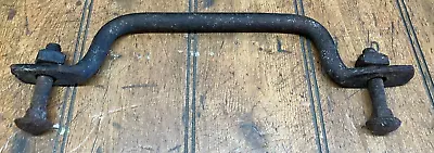 Vintage Heavy Duty Metal Rustic Iron 13  Handle W/ Bolts • $25