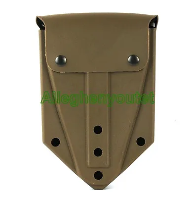 US Military Entrenching E-Tool Shovel Carrier Pouch Cover Case COYOTE BROWN EXC • $3.50