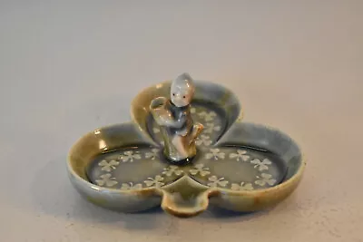 VTG Wade Irish Porcelain Shamrock Pixie Ring Trinket Dish 3.5” • $22