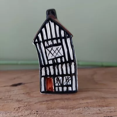 Sulleys. Mudlen End  ?  Ceramic Miniature Pottery Crooked House. • £5
