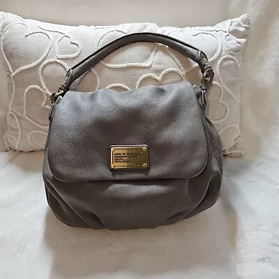 Marc By Marc Jacobs Grey Leather Classic Q Lil Ukita Top Handle Bag • $86