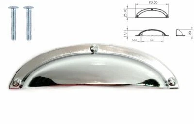 £2.79 • Buy Shaker Knobs Round Cabinet Handles Kitchen Cupboard Drawer - Decoranddecor