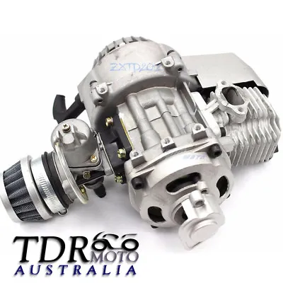 43CC 47CC 49CC 50CC 2-STROKE ENGINE MOTOR For POCKET MINI BIKE SCOOTER ATV QUAD • $80.96