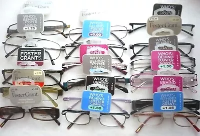 £8.99 • Buy 2 X PAIRS / 4 X PAIRS FOSTER GRANT READING GLASSES +1.0 1.25 1.5 3.0 3.5