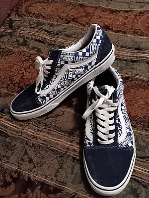 Vans Off The Wall Canvas Skate Shoes/Sneakers Men's Sz 11.5 All-over Print Used  • $24.99