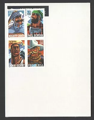 UnUsed Postage Stamps FOLK HEROS No 440920 SEALED Packet Pecos Bill Mighty Casey • $7.50