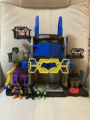 Imaginext DC Super Friends Batman Robo Batcave Missing Robot - With 3 Figures • £14.99