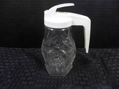 Vintage Anchor Hocking Early American Prescut Star Of David Syrup Dispenser • $19.99