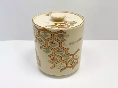 Tea Ceremony Matcha Kyoto Ware Made By Shunzan Mizusashi Height 14.6Cm Tea Utens • $98.79