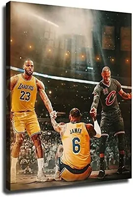 $14.90 • Buy Lebron James Poster Basketball Sports Canvas Wall Art Photo Printing Artwork Pic