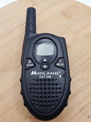 Midland GXT-200 Black Wireless 22-Channels 7-Mile  Walkie Talkie Untested  • $14