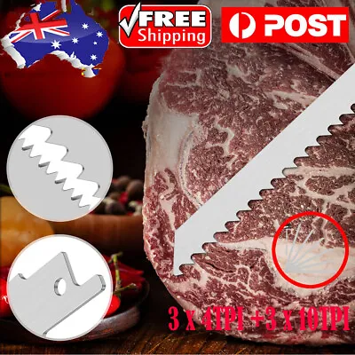 $30.29 • Buy 6Pcs Reciprocating Saw Blade 12”4/10TPI Stainless Steel Food Meat Bone Cutting