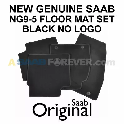 NEW SAAB 9-5 Floor Mat Set - Black NG9-5 2010-2011 13301963 Genuine OEM • $139.99